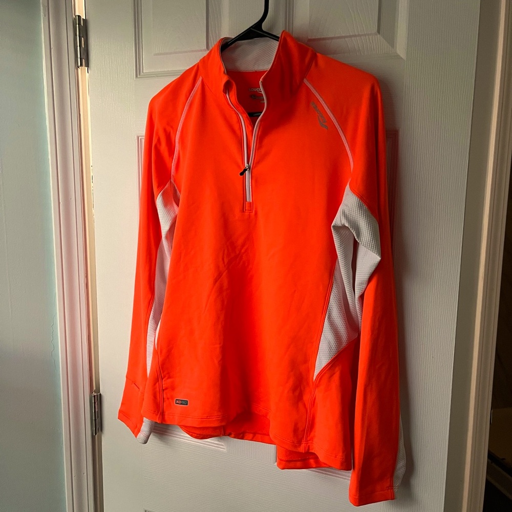 Saucony Bright Orange Athletic Jacket